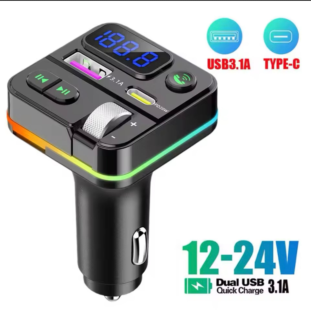 Roadify™Bluetooth 5.0 FM Transmitter